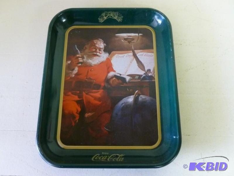 lot 166 image: Collectible 1983 Coca-Cola Santa me...