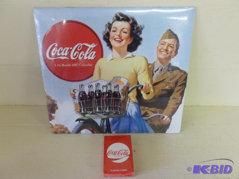 lot 177 image: Lot of two collectible Coca-Cola it...