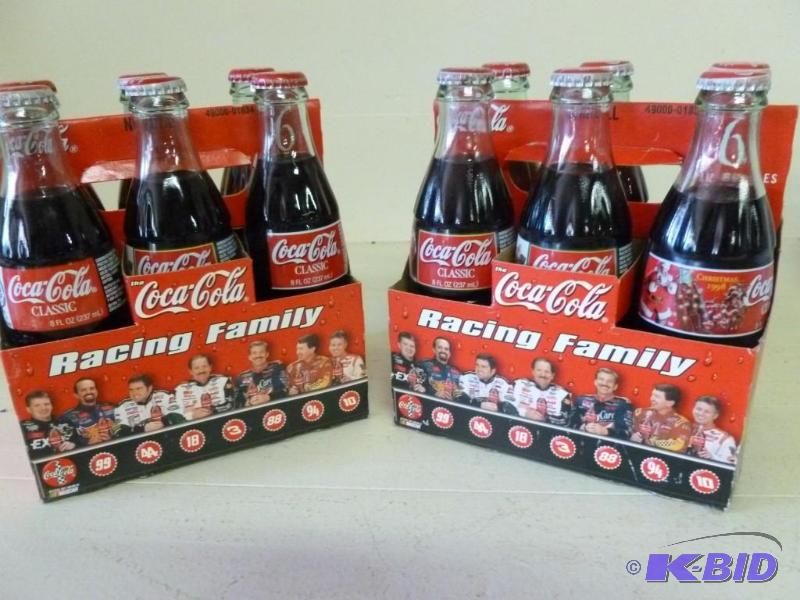 lot 209 image: Lot of two collectible Coca-Cola si...