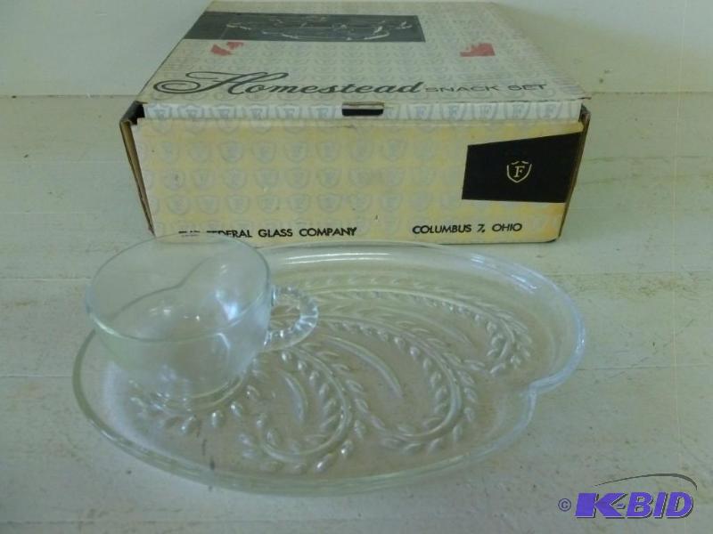 lot 232 image: Vintage Federal Glass Co. Homestead...