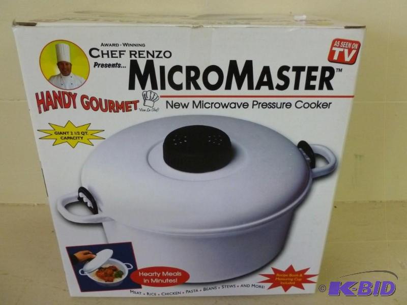 lot 239 image: As Seen On T.V - Micromaster microw...
