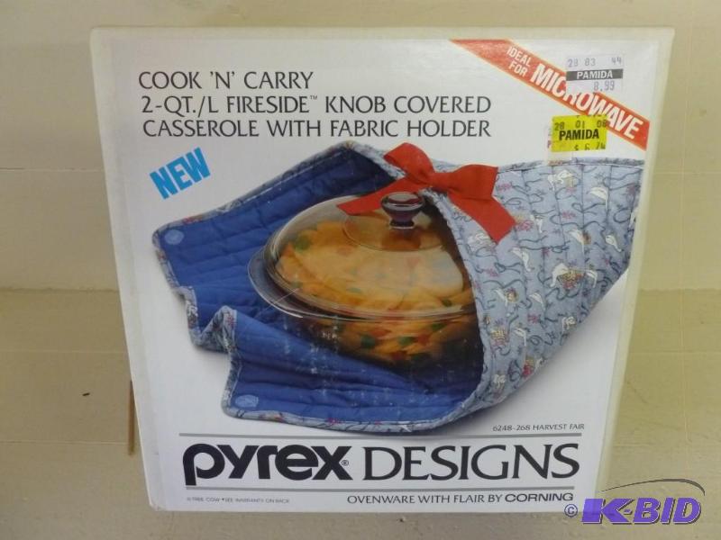 lot 254 image: Corning Pyrex Designs 2-quart cook ...