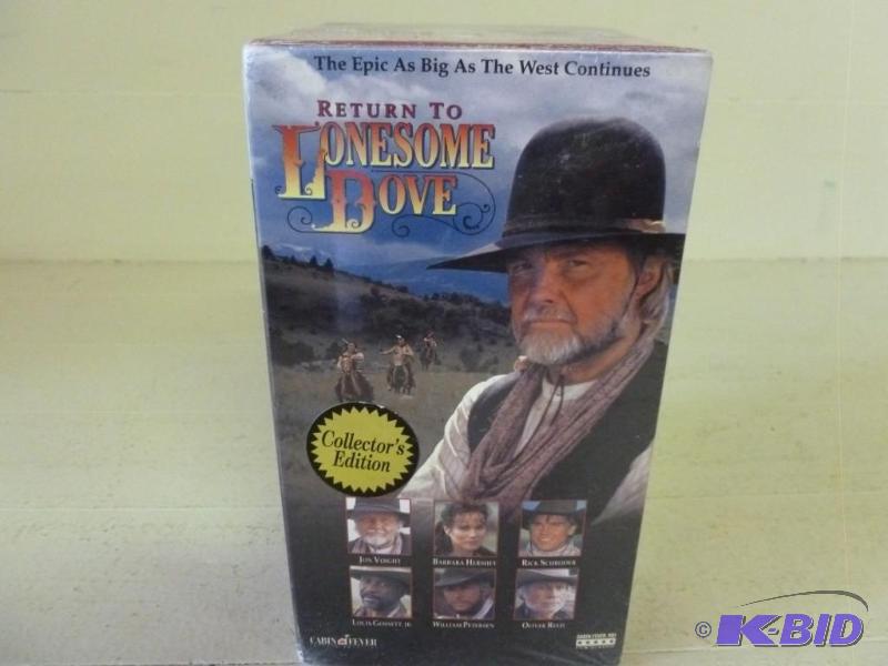 lot 280 image: Return To Lonesome Dove VHS 4 episo...