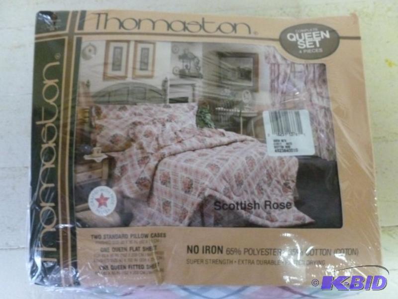 lot 357 image: Thomaston Queen Bed Set, Brand New....