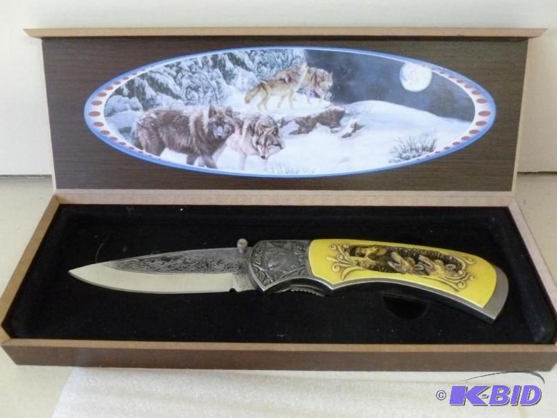 lot 396 image: Collectible stainless steel lock bl...