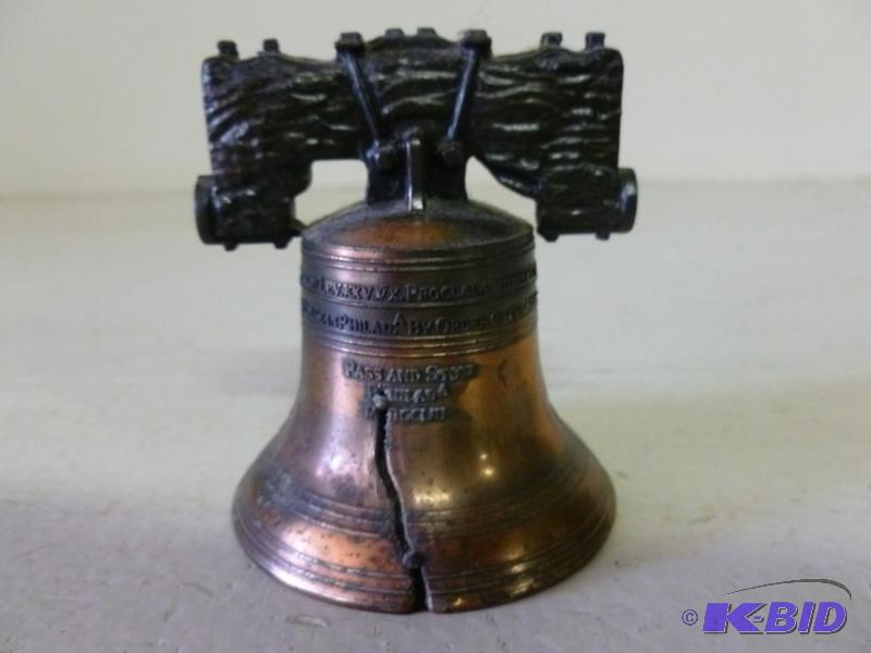 lot 54 image: Collectible Cast Brass Liberty Dinn...