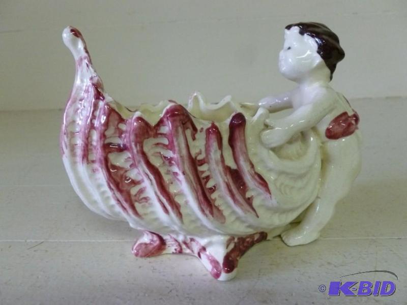 lot 80 image: Vintage porcelain planter that meas...