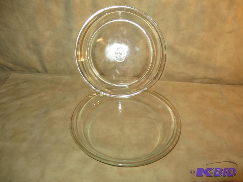 Two 9&quot Pyrex pie plates.&nbsp...