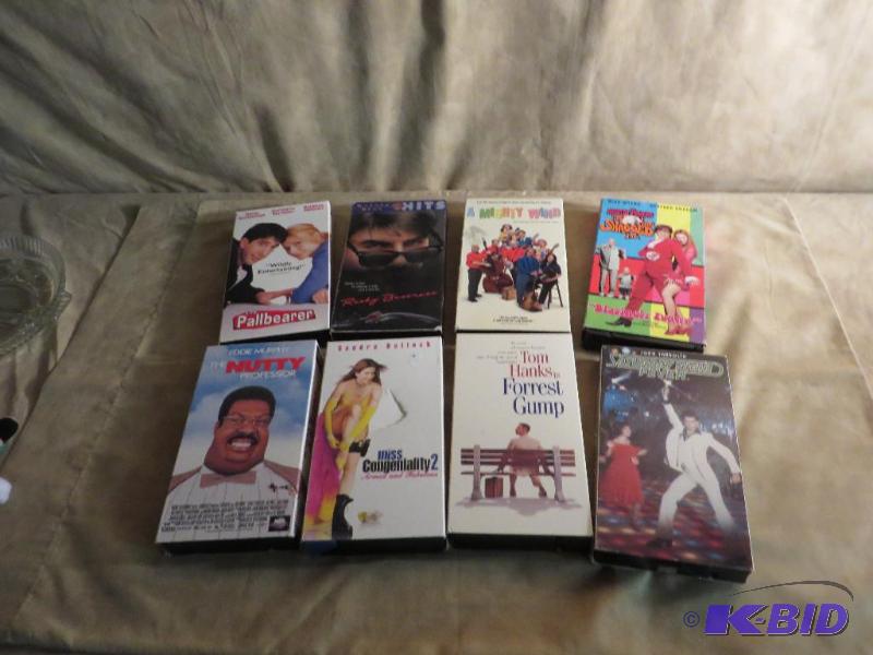 Eight fun VHS movies check pictures...