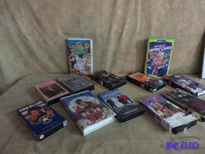 12 VHS tapes see pictures for the t...