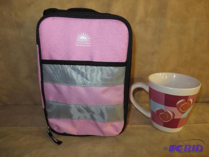 Soft sided PINK INSULATED LUNCH BOX...