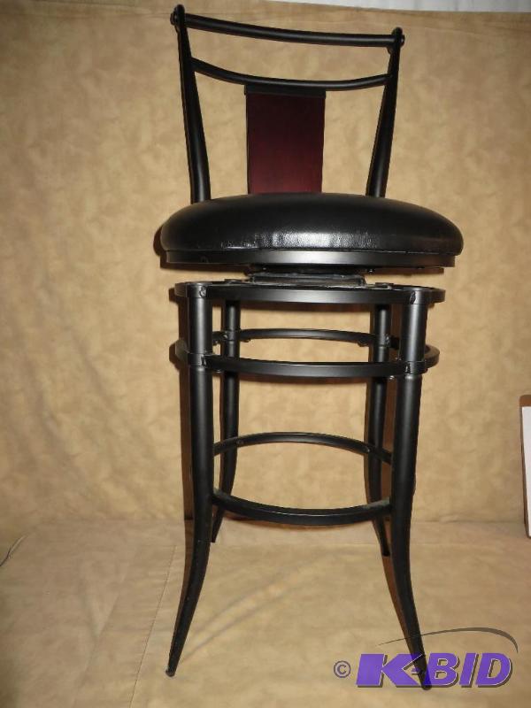 New bar stool BLACK FRAME with a DA...