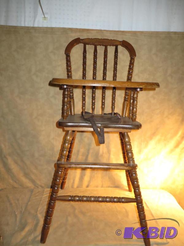 Looks like a Jenny Lind highchair.&...