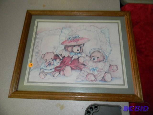 Three Bears framed picture by Ana F...