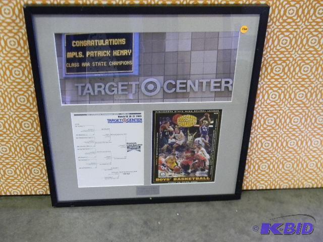 Framed Target Center State Tourname...