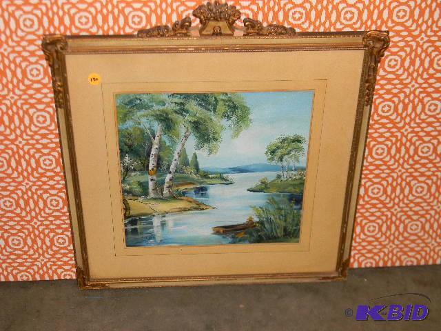 Antique framed picture...