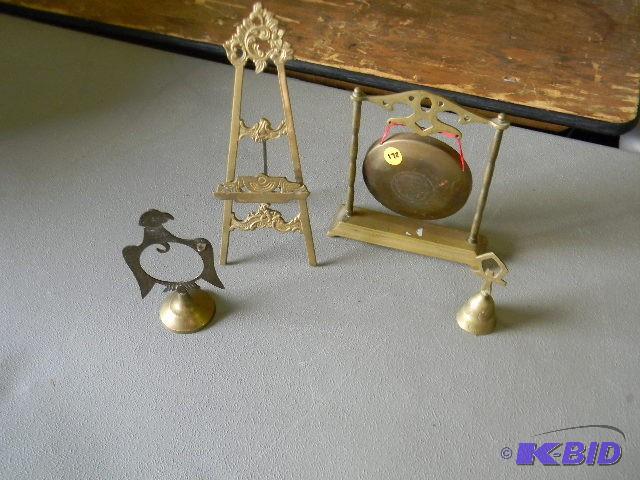 Lot of 4 brass figurines...