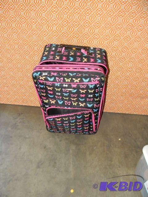 Large Rockland butterfly luggage on...