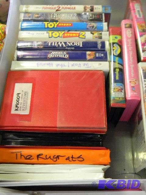 Lot of VHS childrens movies...