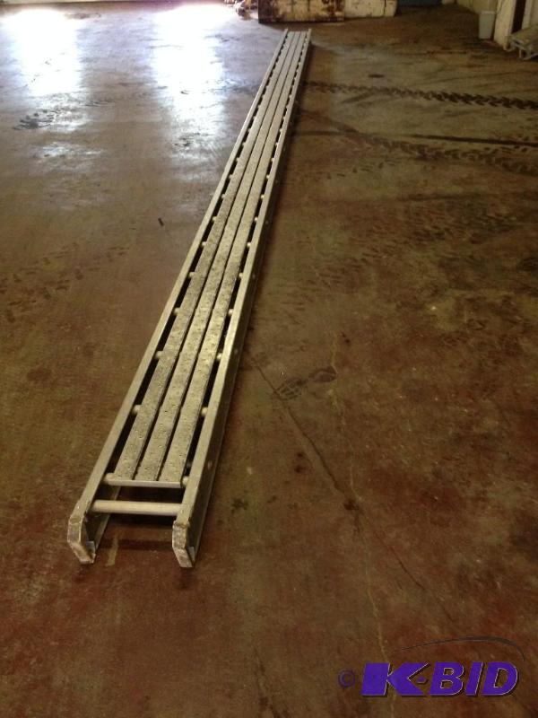 lot 2 image: Aluminum Plank 24 Foot by 12 Inch  ...