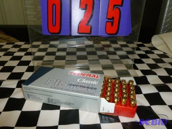 Box of federal 10 mm auto ammo. 50 ...