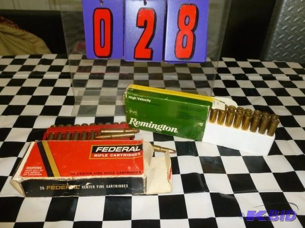2 boxes of 30-30 caliber ammo. 1 fu...