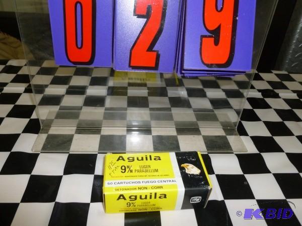 Box of new 9 mm luger ammo. 124 gra...