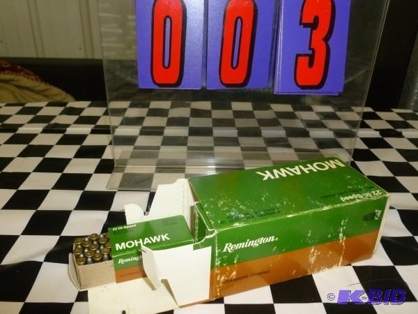 Box of .22 caliber bullets. 500 rou...