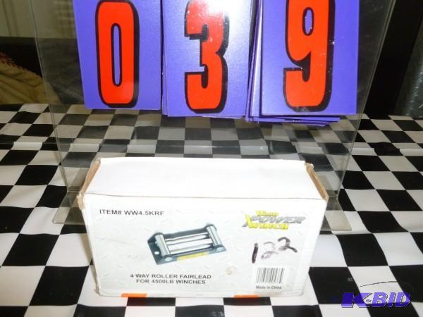 Wood 4 way roller fair lead. 2 - 45...