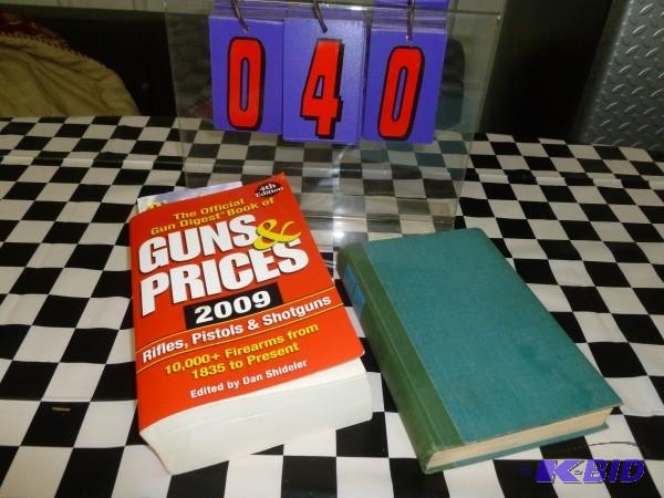 Flat of 2 gun books. 1 2009 gun val...