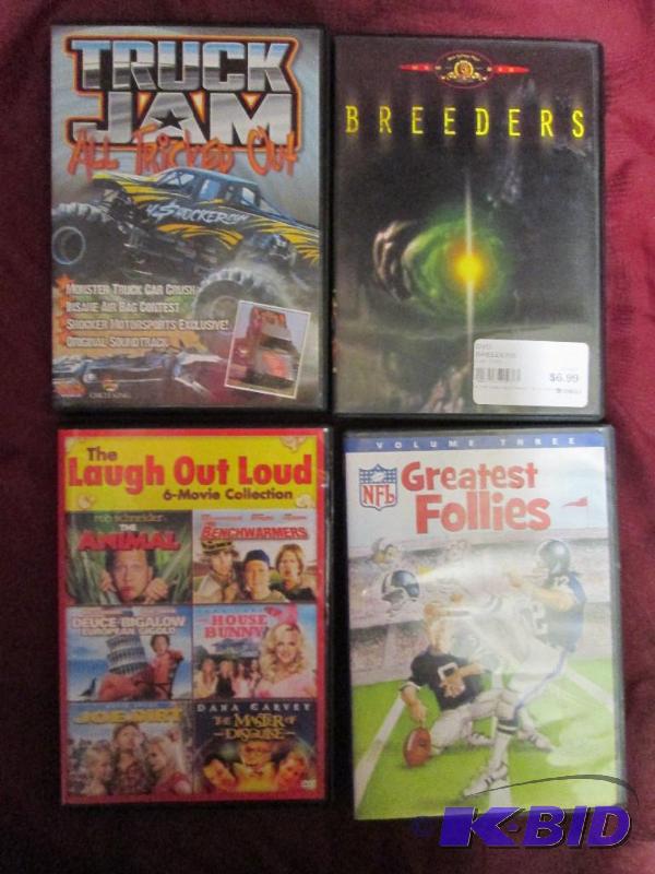 Lot of 4 movies. Truck Jam, Breeder...