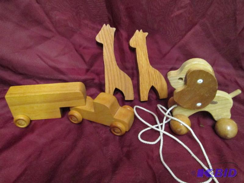 Lot of wooden toys....
