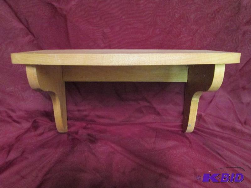 Very nice unfinished wooden shelf....