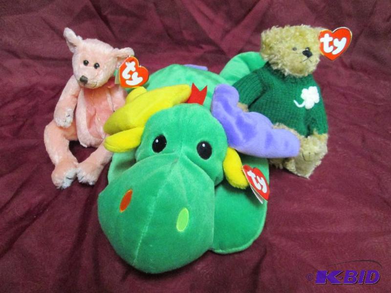 Ty Beanie Baby animals. Antlers the...
