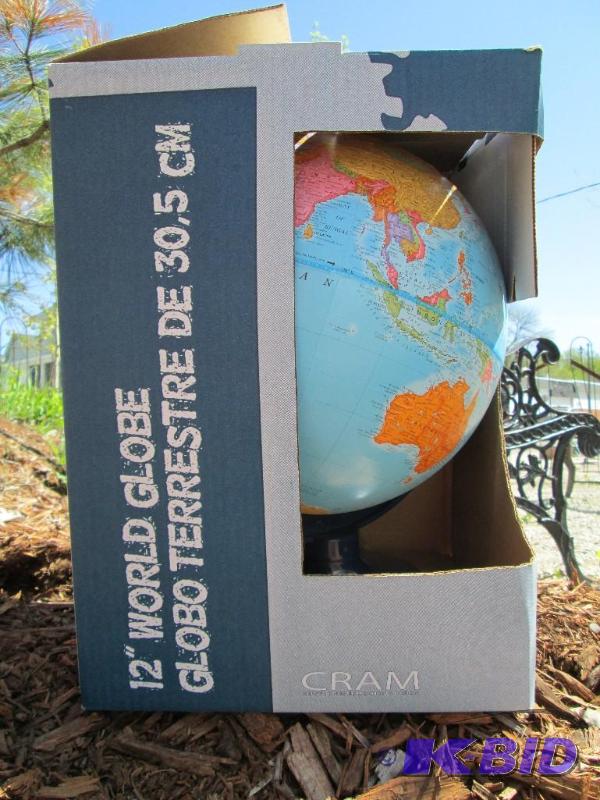 New 12 world globe in original pack...