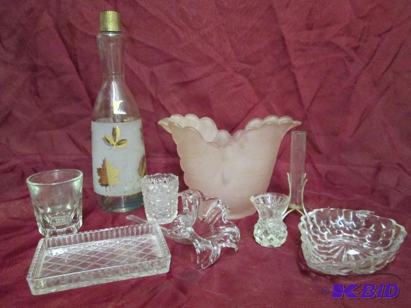 Lot of household decorative glasswa...