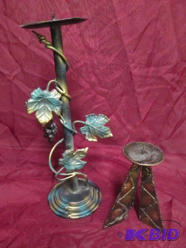 Pair of unique candle holders for p...