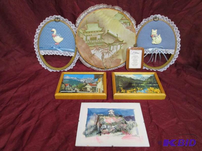 Lot of wall art. Scenery portraits,...