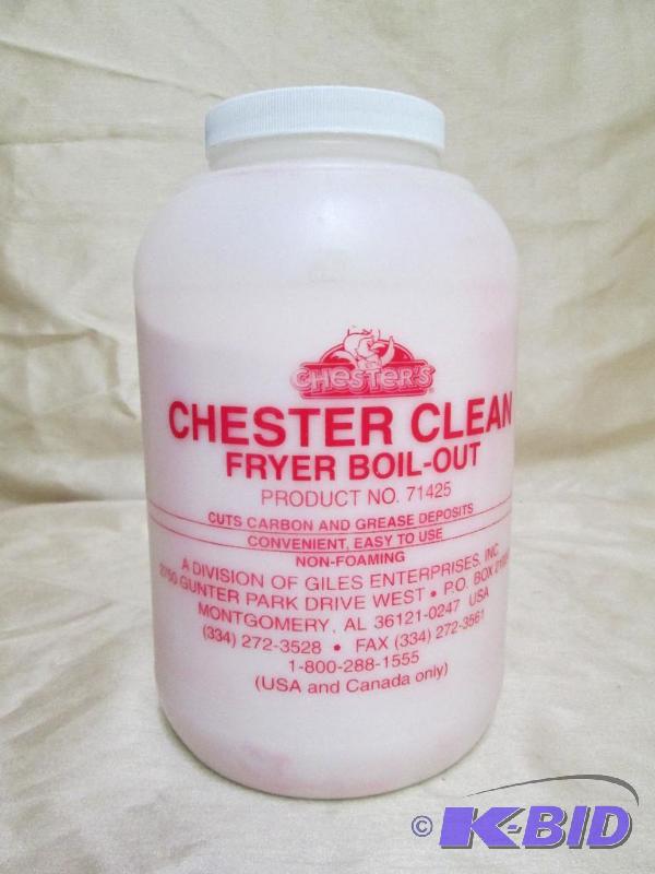 1 gallon jar of Chester Clean fryer...