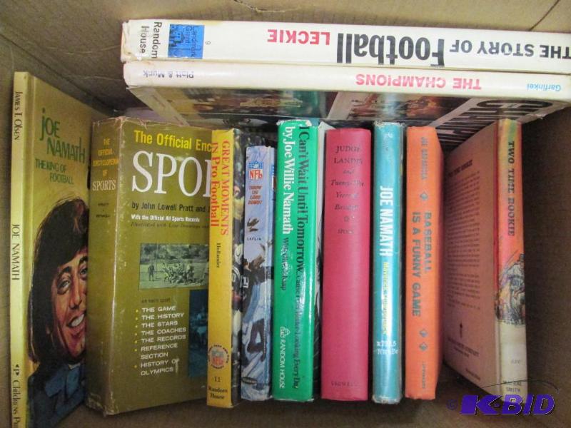 Vintage lot of sports books. Great ...
