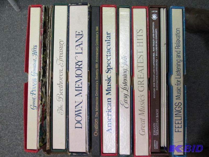 Vintage vinyl albums featuring the ...