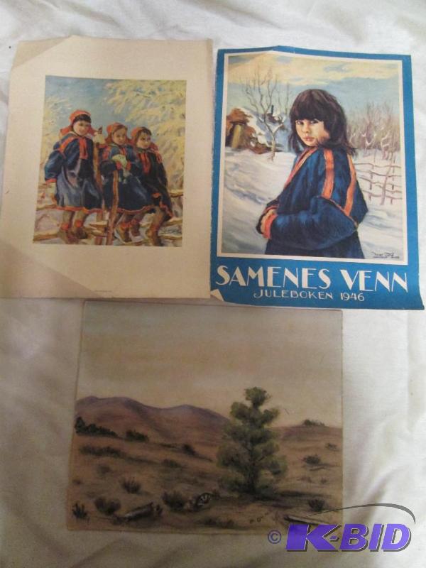 Lot of vintage prints by Tuar Salez...