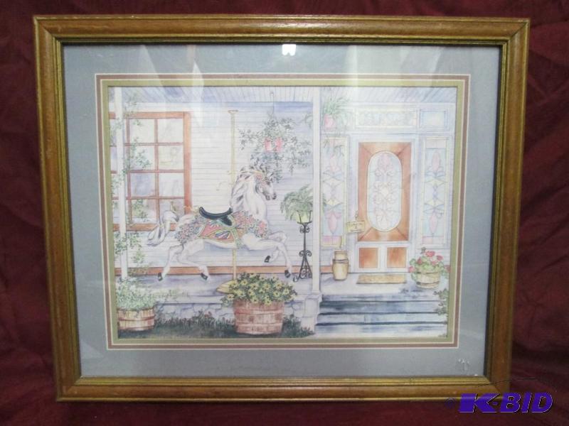 Home Interior print of an ornate fr...