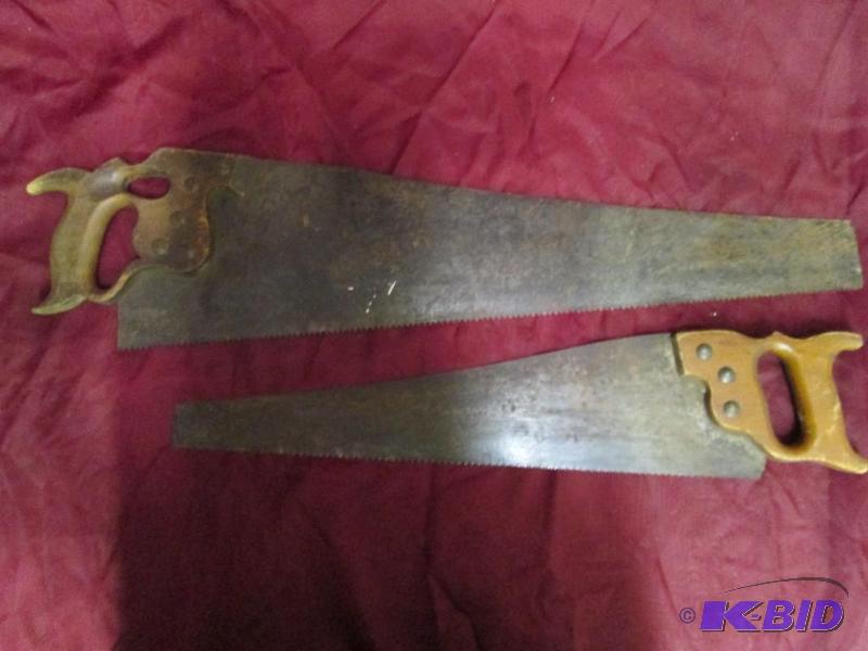 Pair of hand saws in good condition...