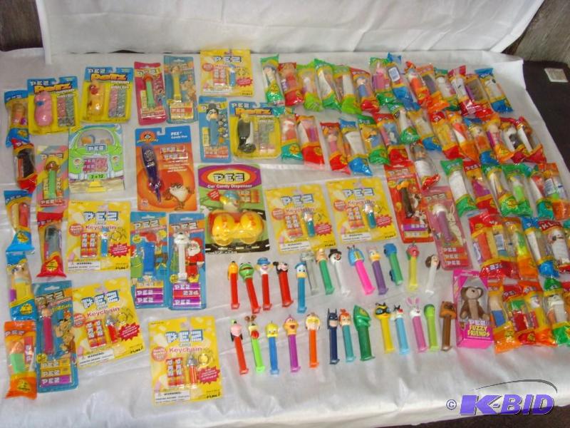 Lot of Collectible Pez Dispensers
