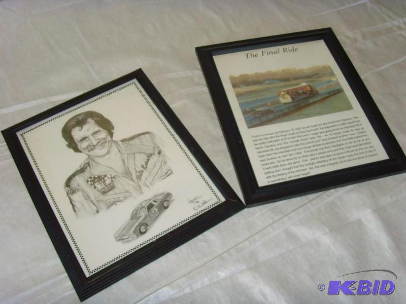 Dale Earnhardt Framed Pictures