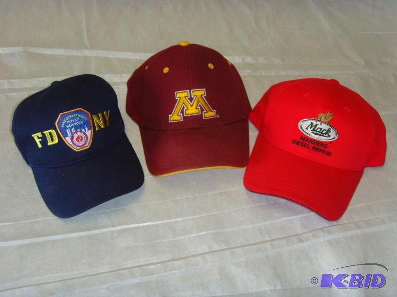 Lot of 3 Baseball Caps