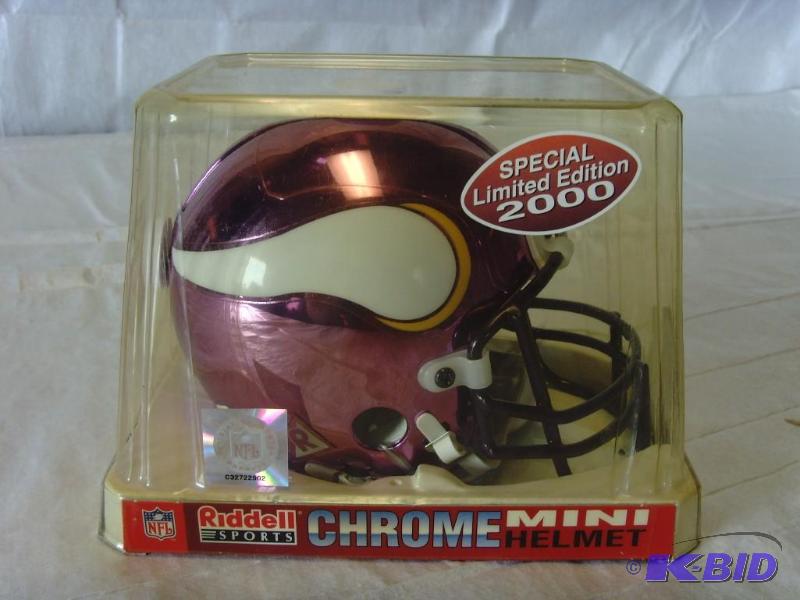 Vikings Chrome Mini-Helmet