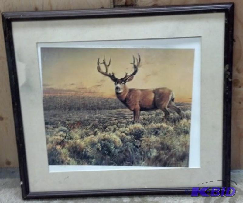 lot 12 image: Niel glazeir print 150 of 750 Limited Signed
