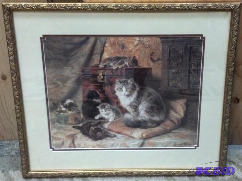 lot 9 image: Henriette Ronner Print